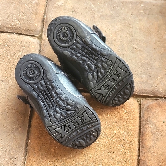 Pediped Bianca Flex Shoes for Walkers in Silver EU 22 - Picture 6 of 7